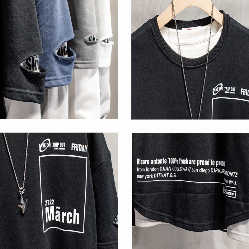 Áo Tay Dài Phong Cách Hip Hop Năng Động Cho Nam | BigBuy360 - bigbuy360.vn