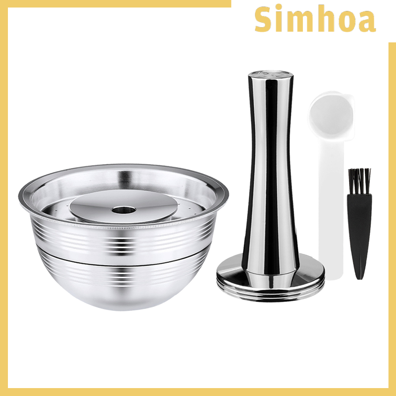 [SIMHOA]Coffee Capsule Pod Cup w/ Lid for Vertuolline ENV135S 240ML