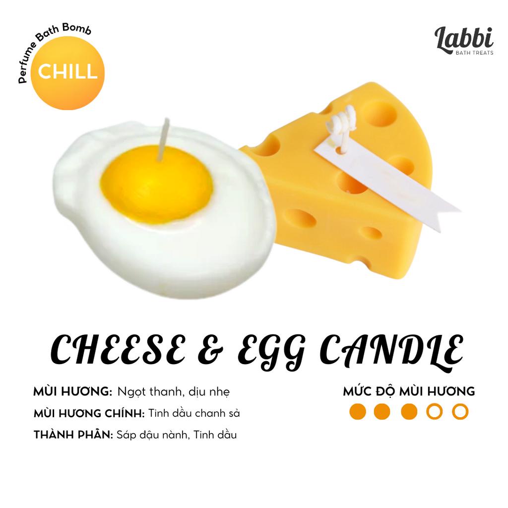 Cheese &amp; Egg CANDLES [Labbi] Nến trang trí / Candle