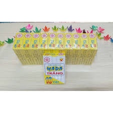 1 hộp 10 viên phấn trắng không bụi Hoa Đào