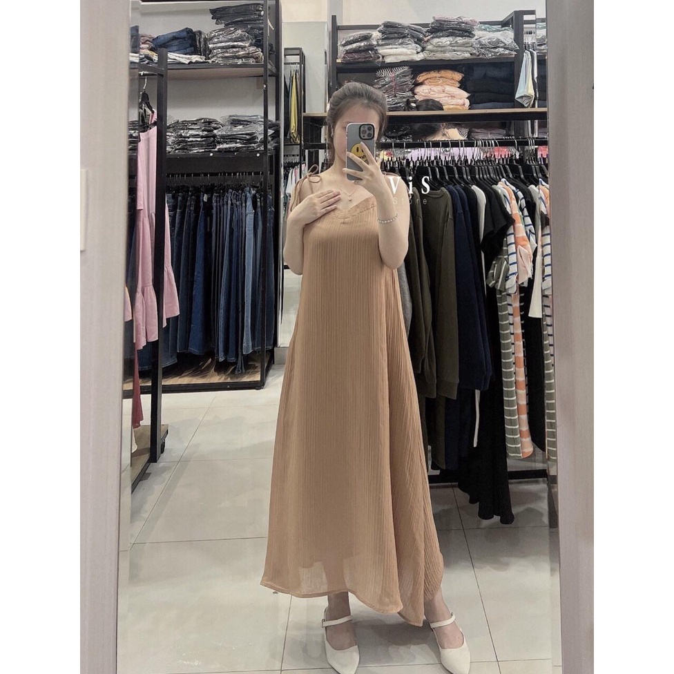 Đầm maxi hai dây nữ