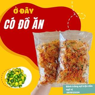 Bánh Tráng Sợi Trộn [Odaycodoan] Bánh Tráng Trộn Tẩm Ngũ Vị Cực Kì Đậm Thơm Cay - Ăn Vặt