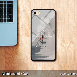 Ốp lưng kính 3D iPhone 7/ 8 cung hoàng đạo