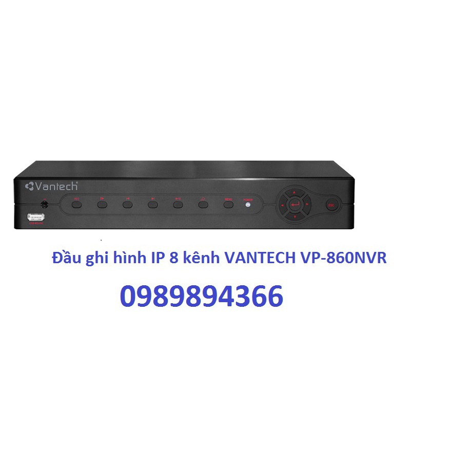 Đầu ghi hình IP 8 kênh VANTECH VP-860NVR