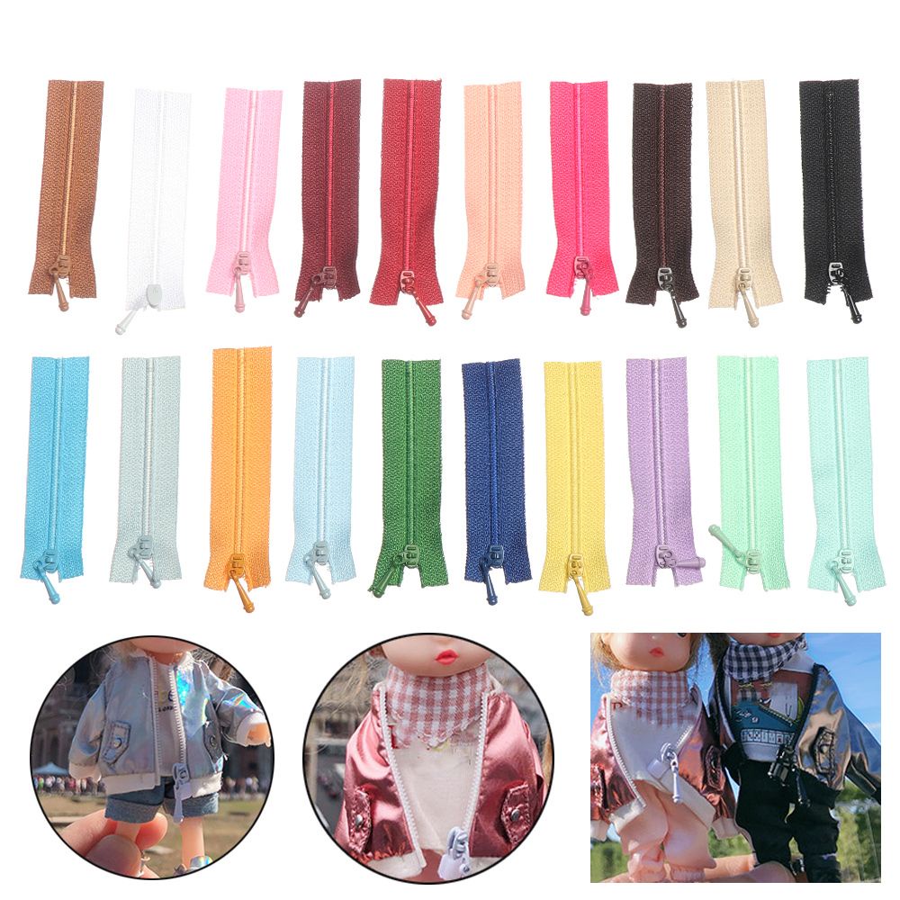 5 Khóa kéo mini 5x1.7cm chất lượng cao dùng để may quần áo búp bê/ đồ thủ công diy 20 màu tùy chọn