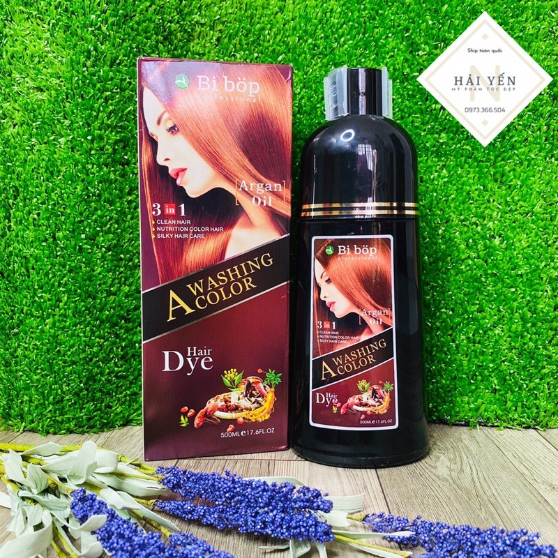 Dầu gội nhuộm phủ bạc đen (nâu) cho người lớn tuổi | BigBuy360 - bigbuy360.vn