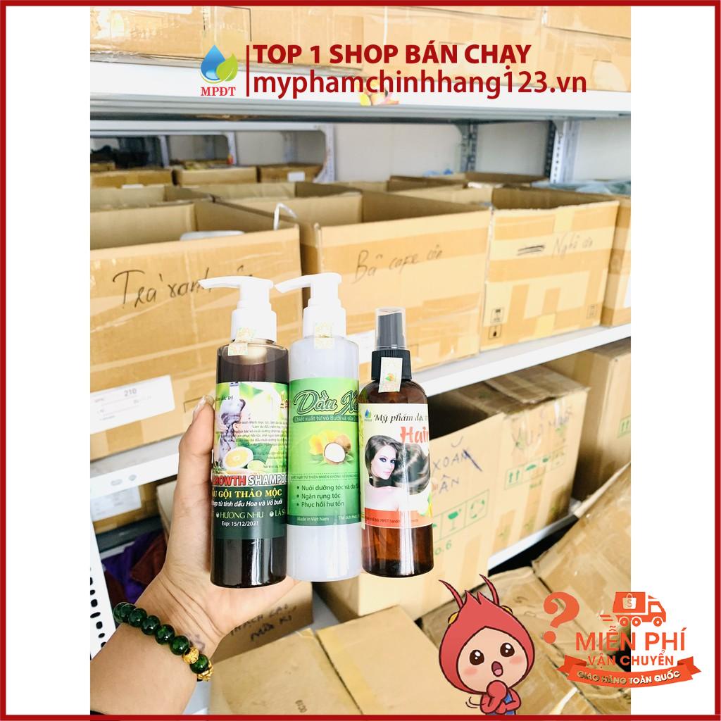 ( Combo 3sp ) DẦU GỘI BỒ KẾT CÔ ĐẶC + TINH DẦU BƯỞI + DẦU XẢ SỮA DỪA kích thích mọc tóc, làm mềm mượt tóc , ...