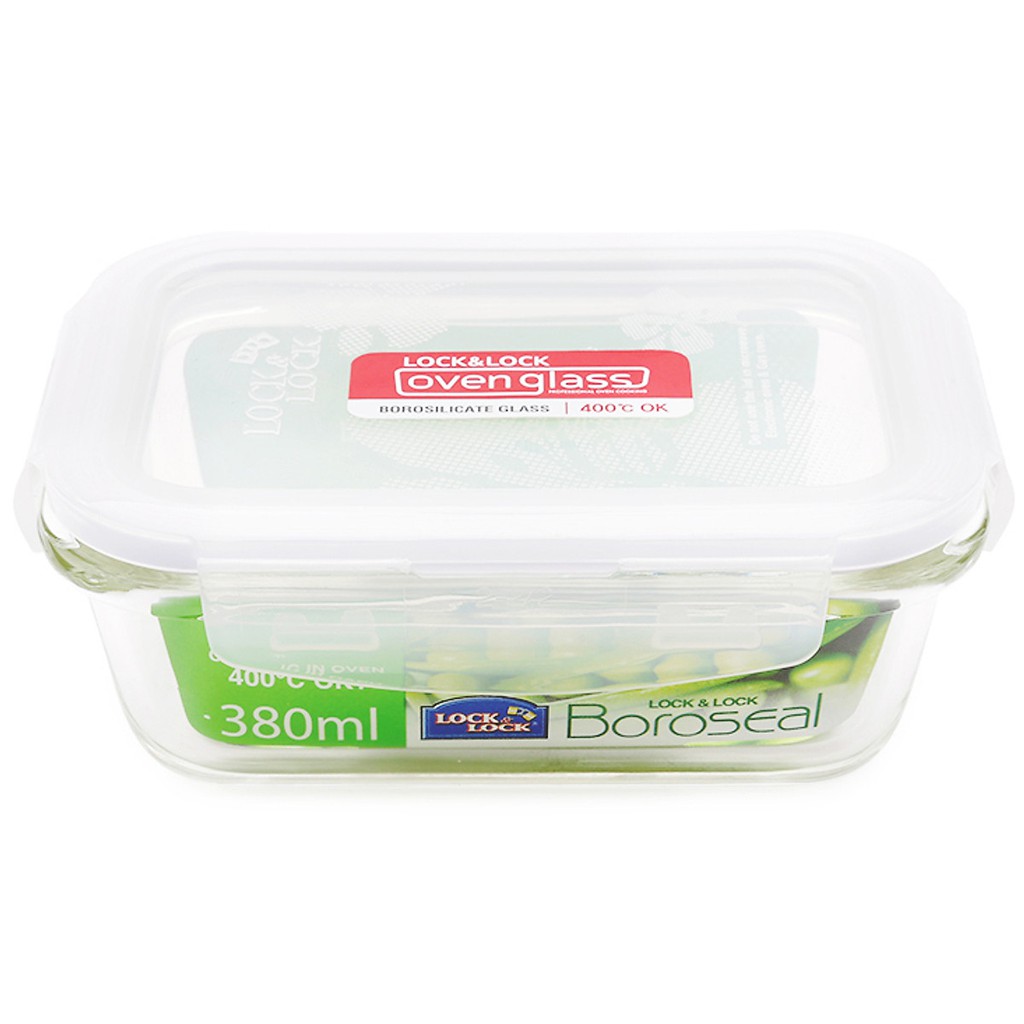 Hộp bảo quản thủy tinh hình chữ nhật L&L LLG422 - 380ML | BigBuy360 - bigbuy360.vn