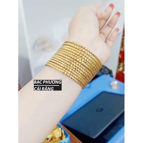 Ximen bản tròn họa tiết chạm máy Kim Cương có khoá mở Lưỡi Gà giống mẫu thật bộ 7 chiếc