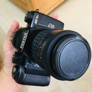 Máy ảnh film Pentax MZ-5n + lens Smc pentax fa 28-70f4