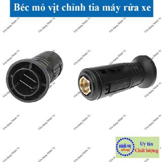 Béc chỉnh tia mỏ vịt dùng cho s.úng rửa xe, dây phun áp lực cao của máy rửa xe áp lực cao, máy xịt rửa cao áp