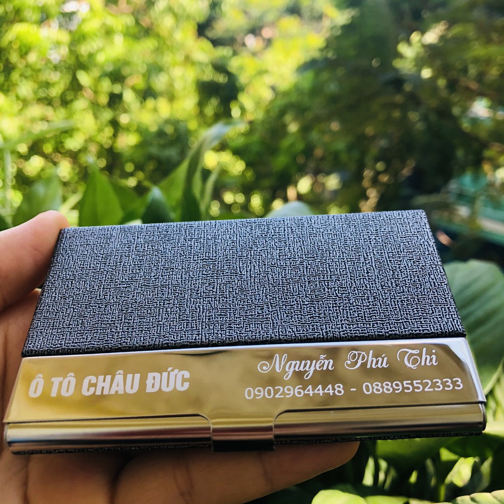 Hộp đựng name card, ATM cho các hãng oto, bán ví đựng danh thiếp khắc tên lấy ngay ở HÀ Nội