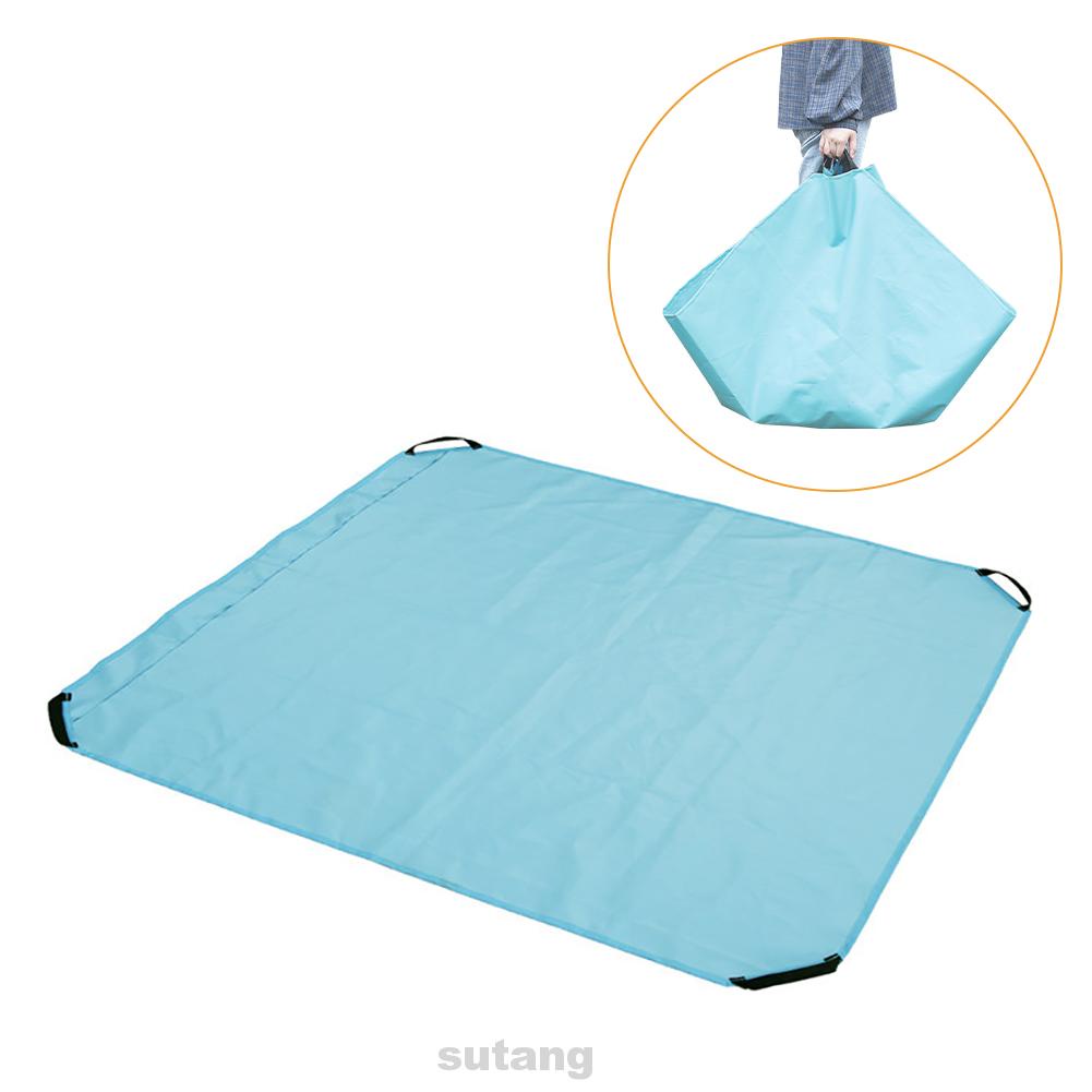 Lawn Reusable Cleaning Patio Portable Heavy Duty Grass Leaves Oxford Fabric Garden Waste Mat