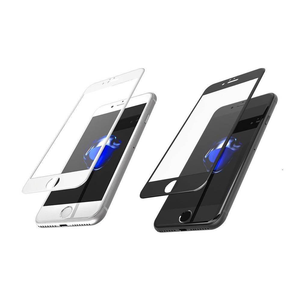 Cường lực full màn Iphone 7/ 7p/ 8/ 8p, kèm hộp và khăn lau