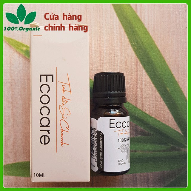 Tinh dầu Sả chanh Ecocare chai 10ml, dạng treo 7ml