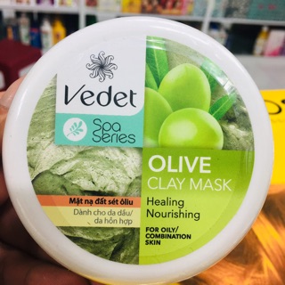 Vedet - Mặt Nạ Đất Sét Olive Dạng Hủ 140g ( dùng cho da dầu)
