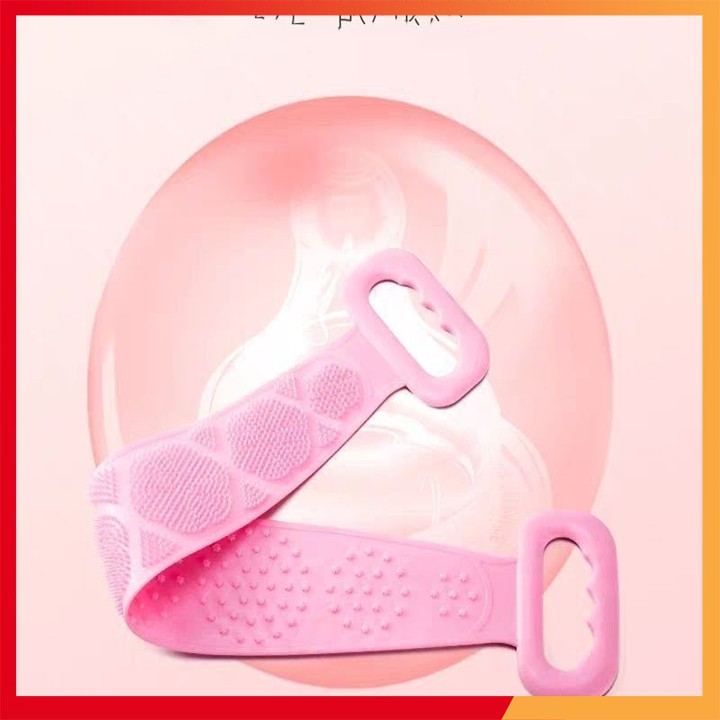 Cọ lưng silicon 2 mặt siêu mềm