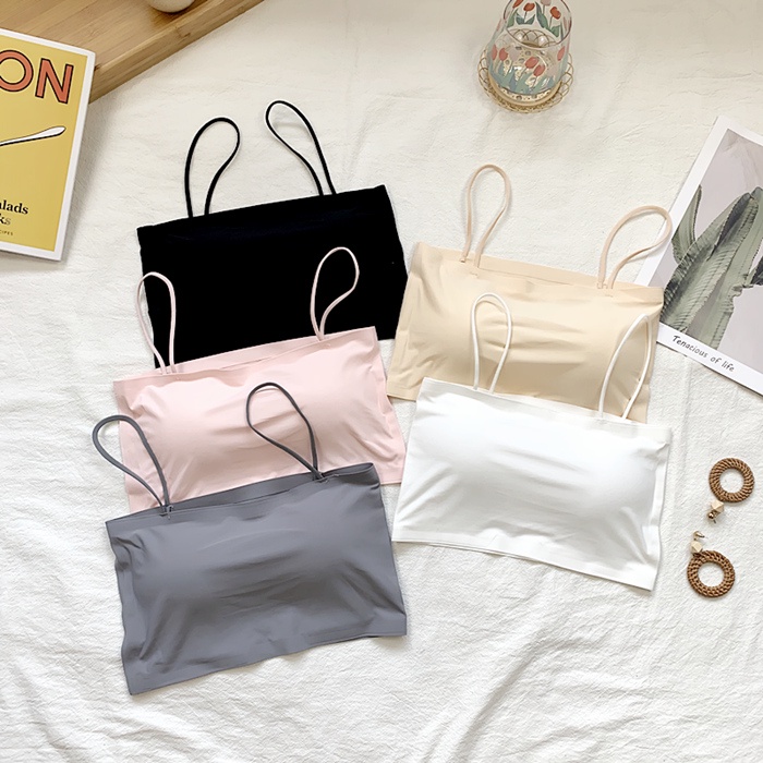 Áo ngực bra quây nữ đúc su bản to thể thao nâng ngực -  Áo lót bralette tập gym coton mềm không gọng mút mỏng YLY201