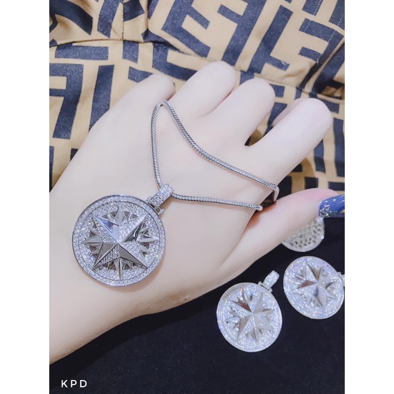 Dây mặt xi bạch kim nam nữ đều đeo được nha DM02