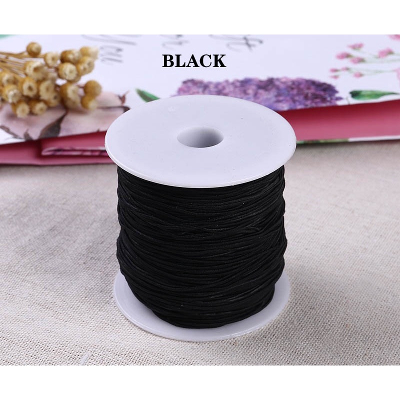 Cuộn Dây Thun 5m Trong 1mm Chất Lượng Cao Dùng Làm Trang Sức DIY