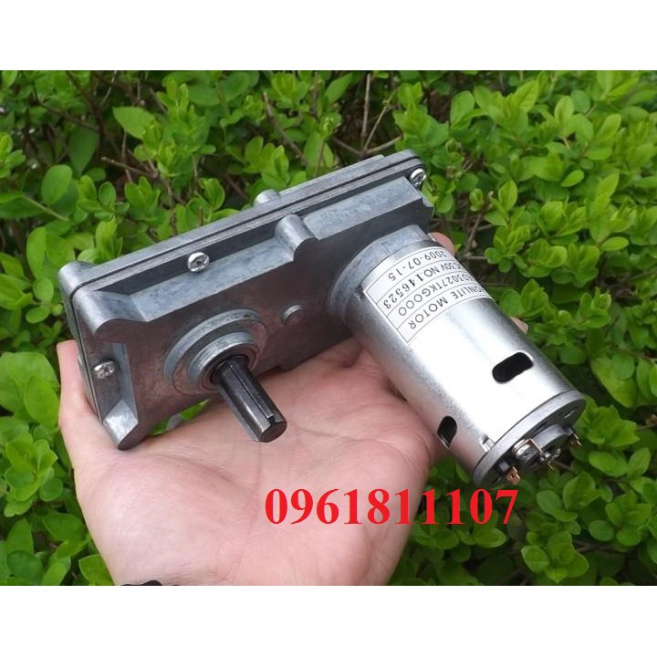 Motor giảm tốc 24v 3027 30V tải 80Kg 24 vòng