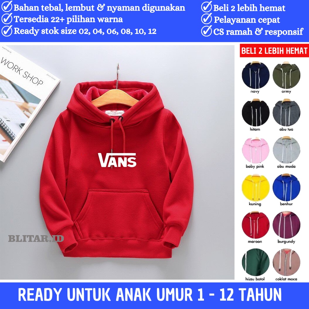 VANS Áo Khoác Họa Tiết Logo Thương Hiệu Thời Trang Unisex 2 Dành Cho Bé 1 2 3 4 5 6 7 8 9 10 11 12 Tuổi
