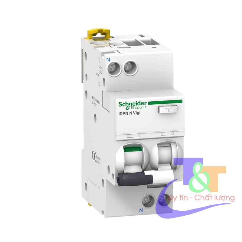 Cầu dao chống rò, ngắn mạch, quá tải Acti9 RCBO 1P+N, 16A, 20A, 25A, 32A, 40A Schneider