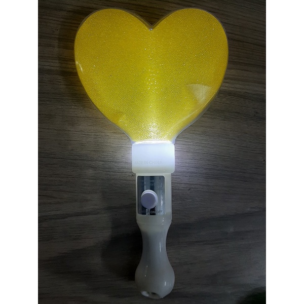 Đèn led trái tim, đèn led cầm tay, đèn led cổ vũ, đèn led nhựa 26cm