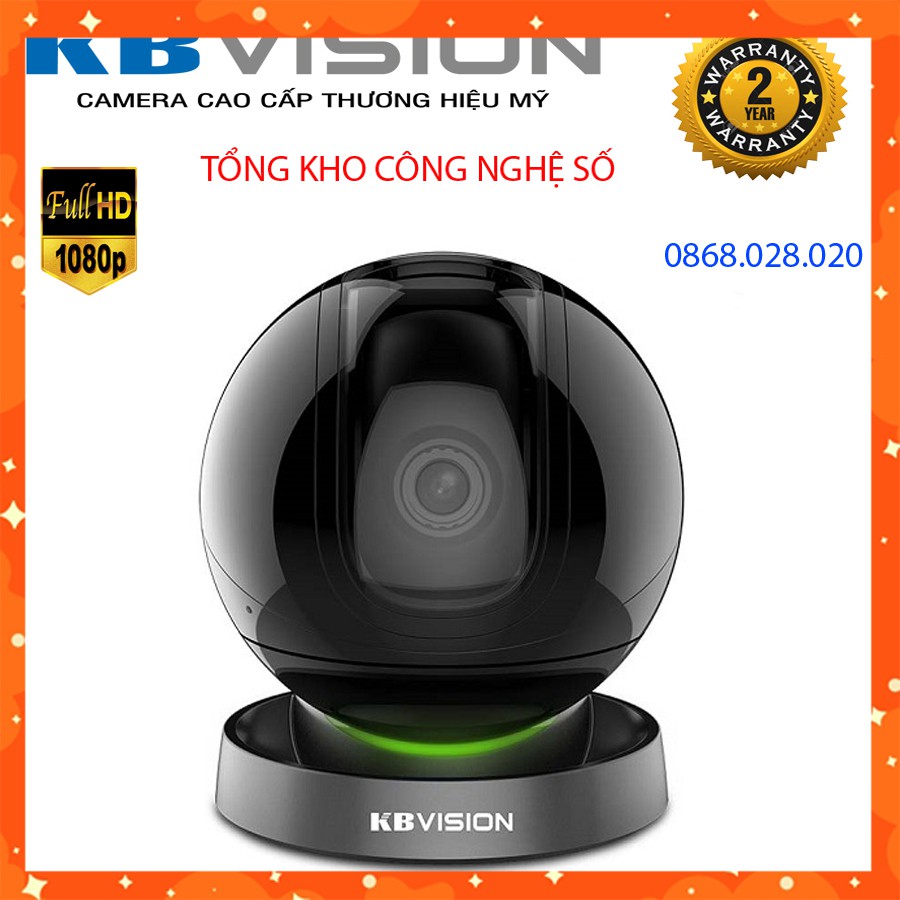 {Giá Hủy Diệt} Camera IP Wifi Độ Phân Giải 2.0Megapixel KBONE KN-H22PW  - Đi Kèm Thẻ Nhớ Tùy Chọn .