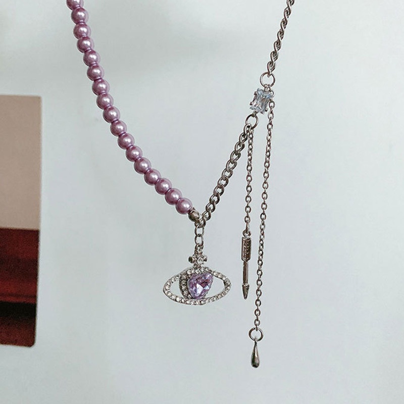 Vòng cổ mặt hình hành tinh thời trang