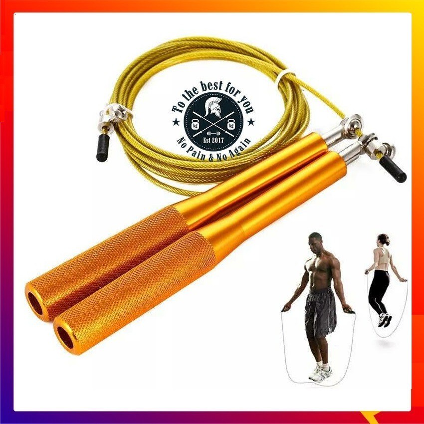 DÂY NHẢY CÁP TỐC ĐỘ CÁN INOX  - Jump rope Crossfit