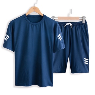 Bộ thể thao nam, set bộ quần áo nam phối sọc mạnh mẽ chất liệu thun cotton cao cấp - BN301 - Xưởng May Thảo Phạm