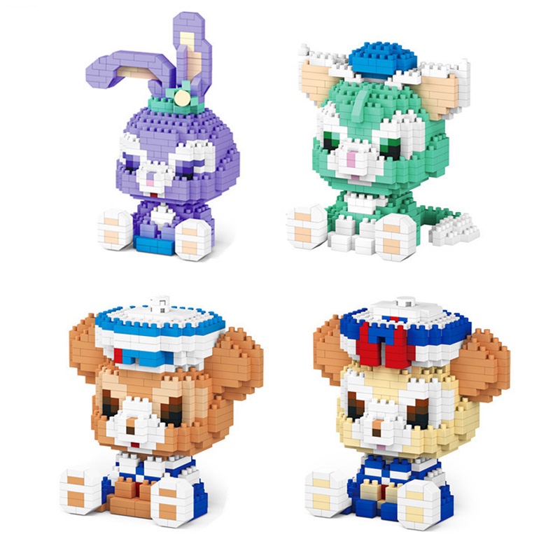 POP it Figet Toy Đồ chơi lắp ráp lego mô hình động vật 3D thu nhỏ dễ thương