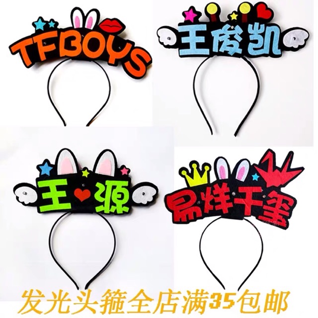 [oder] bờm led TFBOYS