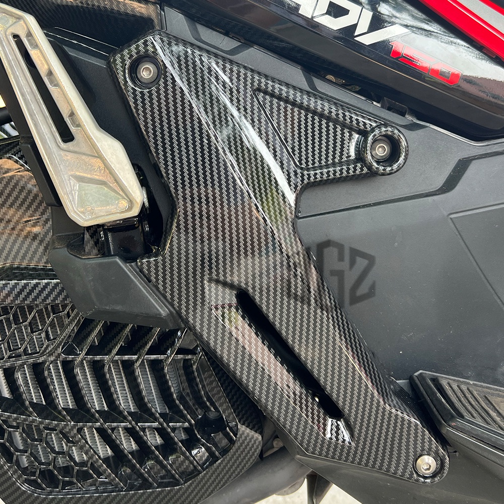 Vỏ Bọc Gác Chân Phía Sau Bằng Sợi Carbon Cho Xe Mô Tô Honda ADV150 ADV 150 2019-2022