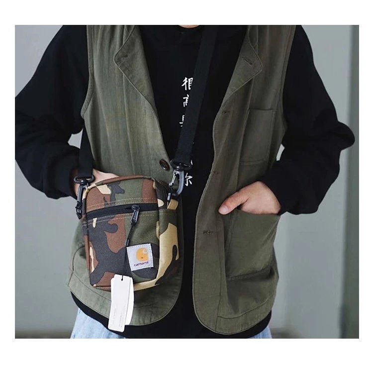 Túi đeo vai vải canvas không thấm nước thời trang cho nam