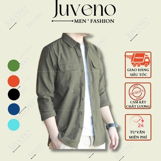 Áo khoác sơ mi Denim Dài Tay HÀNG CAO CẤP , Sơ mi jacket Chất Đẹp Nhiều Màu, Đủ Size M-3XL