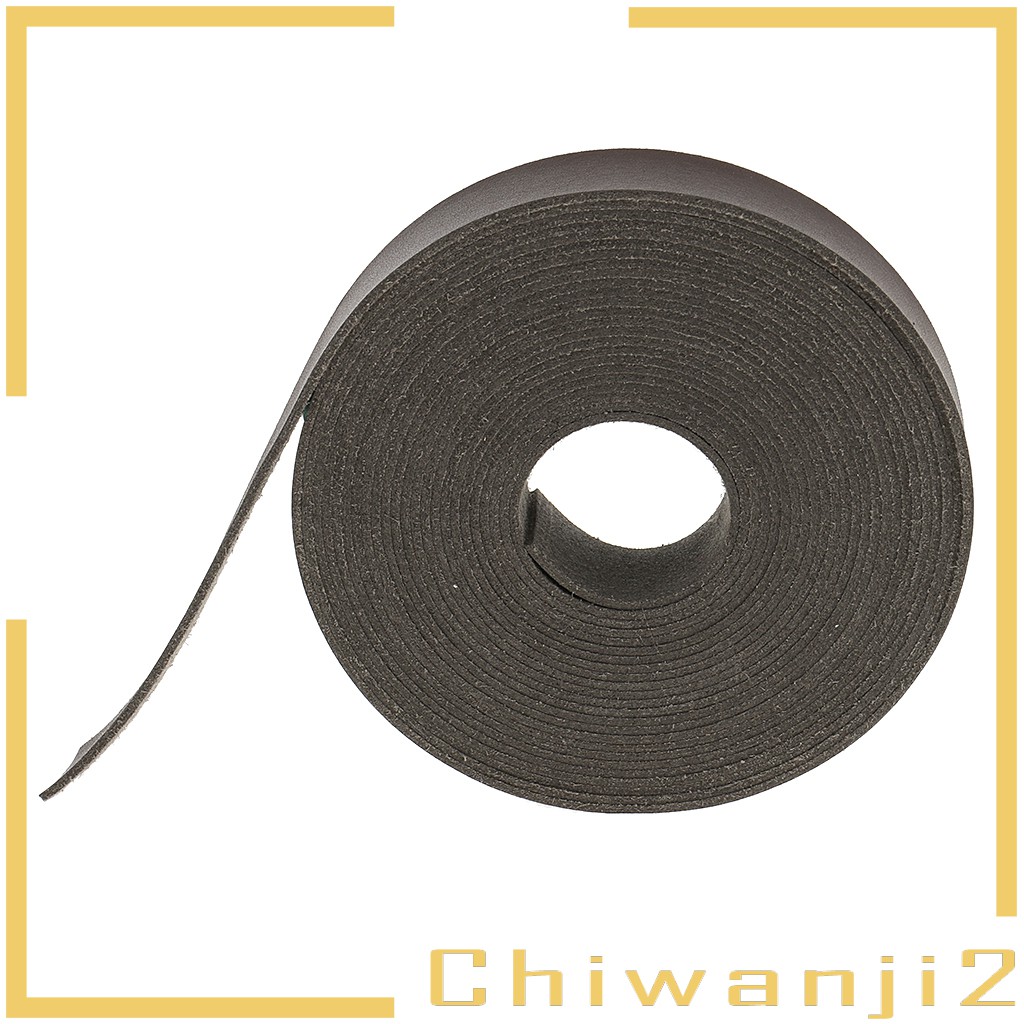 [Chiwanji2] Cuộn Dây Da Giả 5 Mét x 2cm Làm Thắt Lưng / Túi Xách DIY Màu Đen