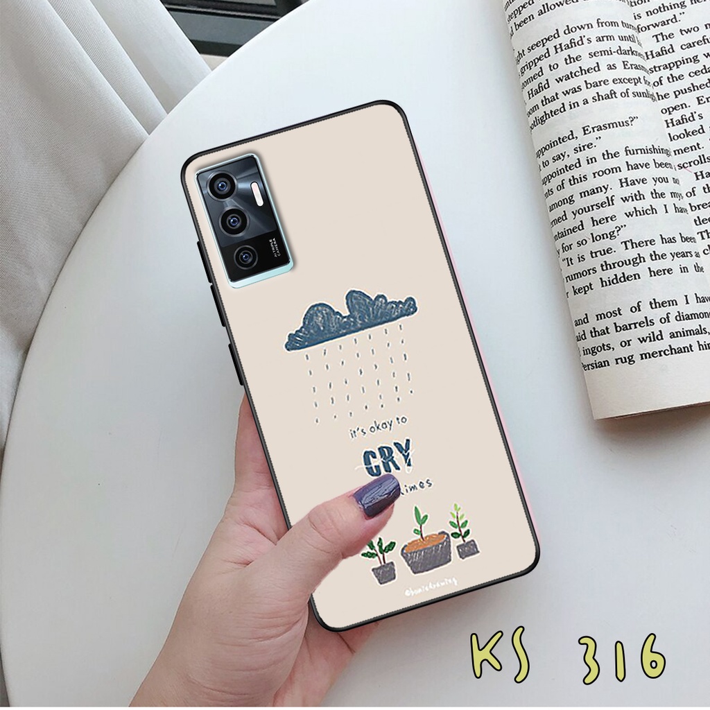 Ốp lưng Vivo V23 5G - Vivo V23e - Ốp in hình BlueSky - lưng nhám viền TPU cao cấp