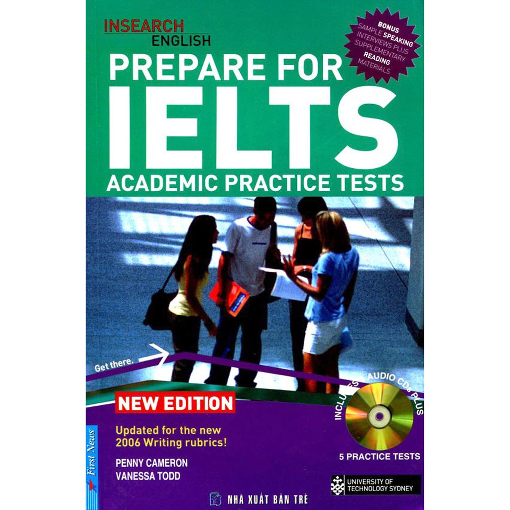 Sách - Prepare For IELTS Academic Practice Tests (Kèm 3CD)