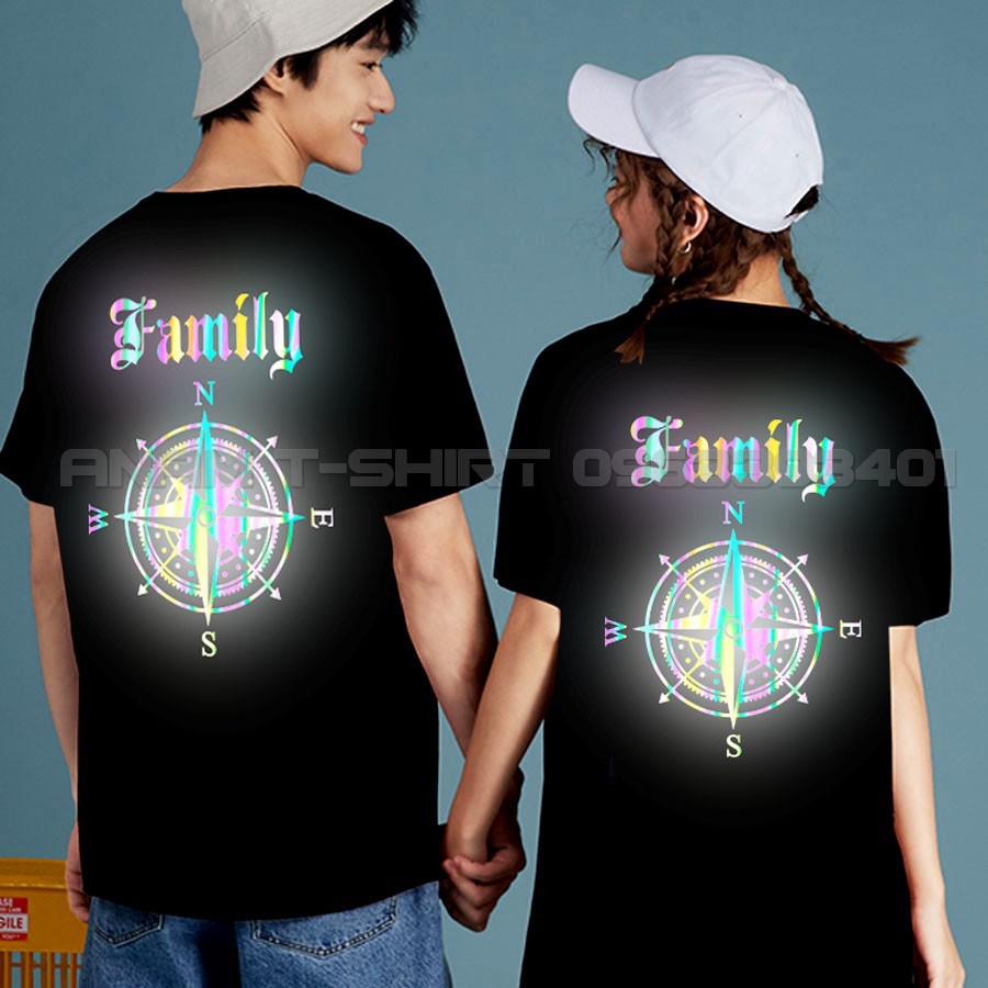 ÁO THUN PHẢN QUANG 7 MÀU TAY LỠ NAM NỮ FAMILY