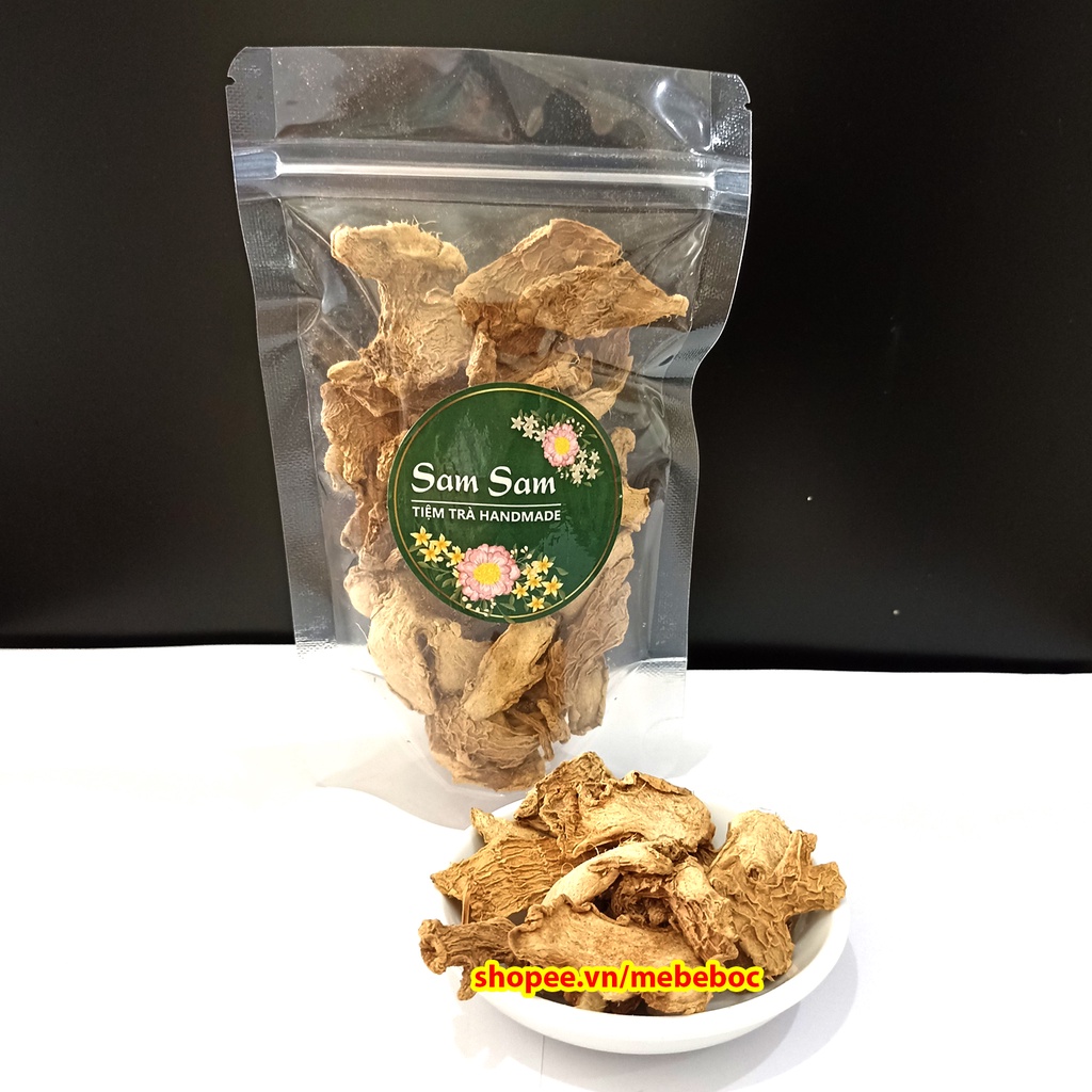 Gừng thái lát sấy khô 100g