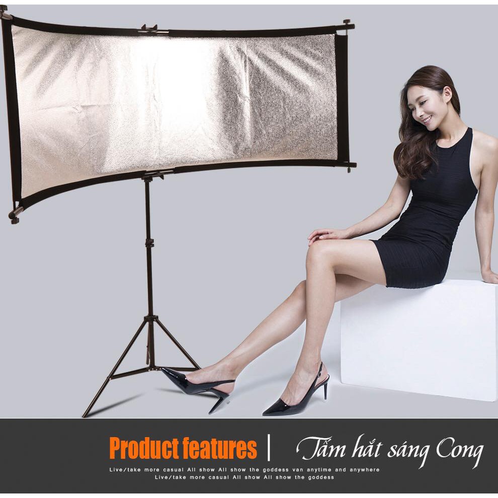 HẮT SÁNG CONG HỖ TRỢ CHỤP CHÂN DUNG CHUYÊN NGHIỆP
