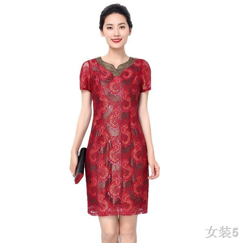 Người anh em Trung Quốc xu hướng thời trang cổ chữ V tay áo ngắn kim cương túi cao cấp hông mùa hè mỏng in váy nữ