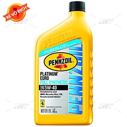 [CHÍNH HÃNG] Nhớt nhập khẩu cao cấp cho tay ga Pennzoil Ultra Platinum 5w40