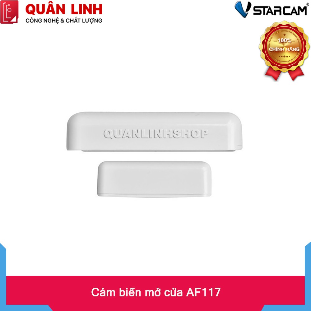 Bộ Camera báo động Wifi IP Vstarcam C37-AR HD 720P kèm cảm biến mở cửa AF117