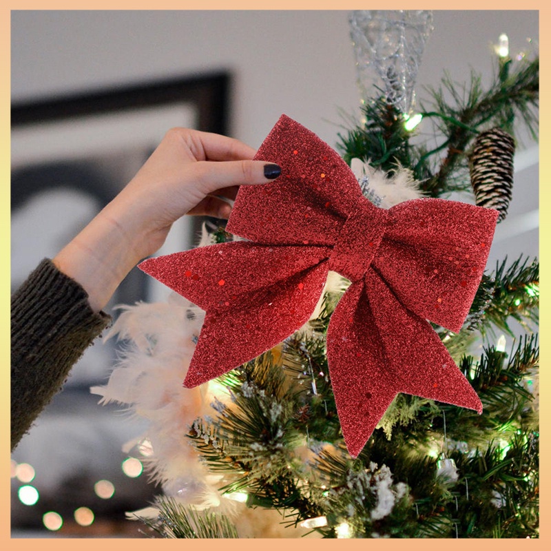 Nơ Trang Trí Cây Thông Noel