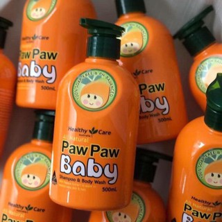 Sữa tắm đu đủ paw paw baby healthy care 500ml của úc