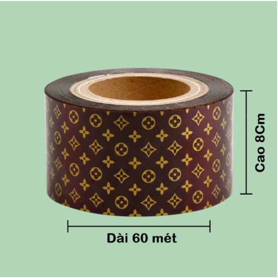 Cuộn 1kg bọc thành bánh Mouse, mica quấn thành bánh