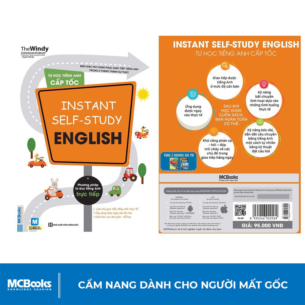 Sách - Instant self-study English - Tự Học Tiếng Anh Cấp Tốc Cho Người Mất Gốc - Học Kèm App Online